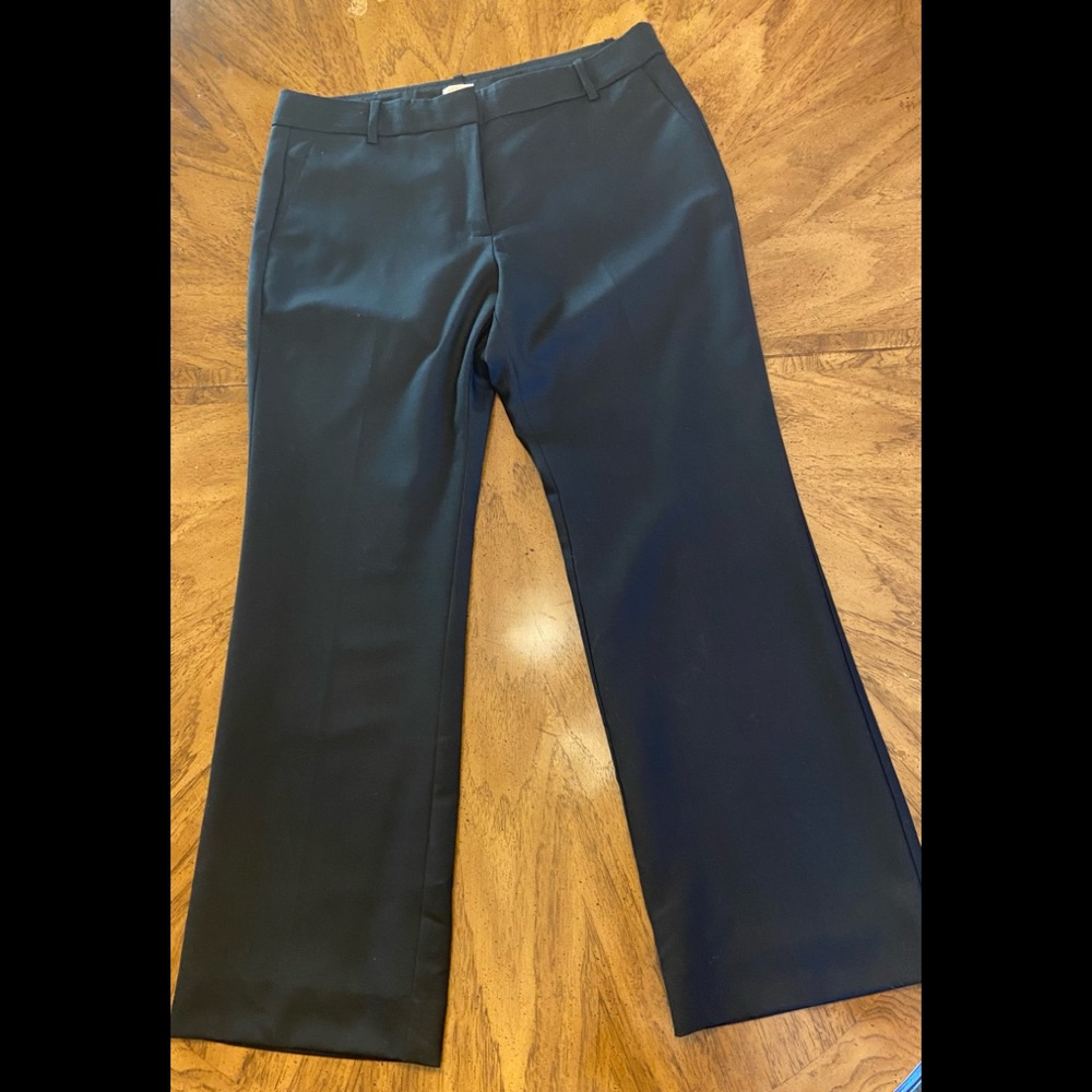 J.Crew Full-length wide leg dress pant